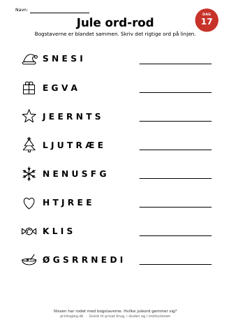 Eksempelside 4 fra julekalenderen